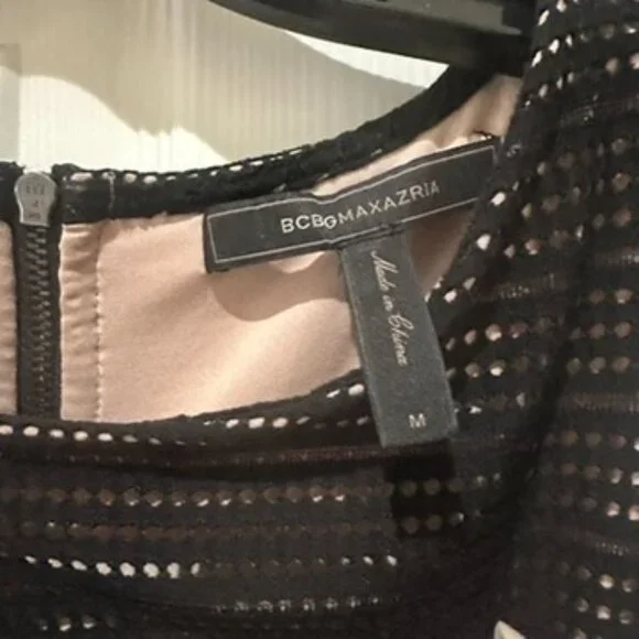 BCBG MAXAZRIA "Cassandra" Dress Size: M - Little Black Dress (LBD) - Picture 3 of 9